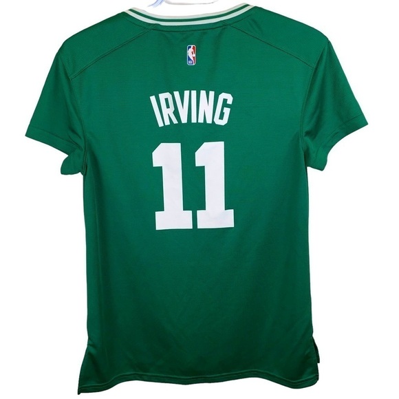 Fanatics Kyrie Irving Boston Celtics #11 V-Neck Tee NBA Jersey Women's  S - Picture 1 of 7